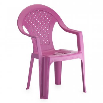 Poltrona Infantil Rosa Plastica