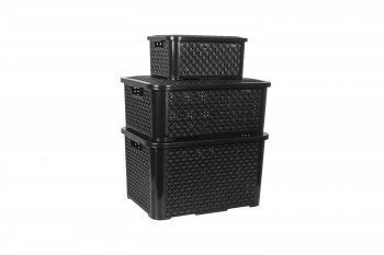 Kit PMG Rattan Preto 3L, 10L e 18L