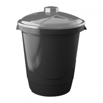 Lixeira Cesto Multiuso 24L Black