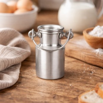 Leiteira de Alumínio Cor Fosco MINI 200ml